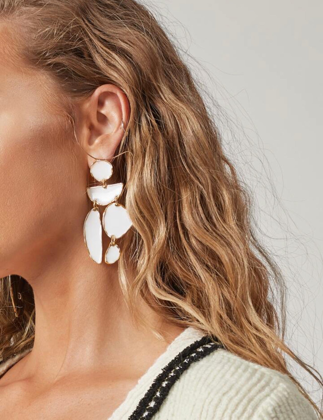 Geo Drop Earrings