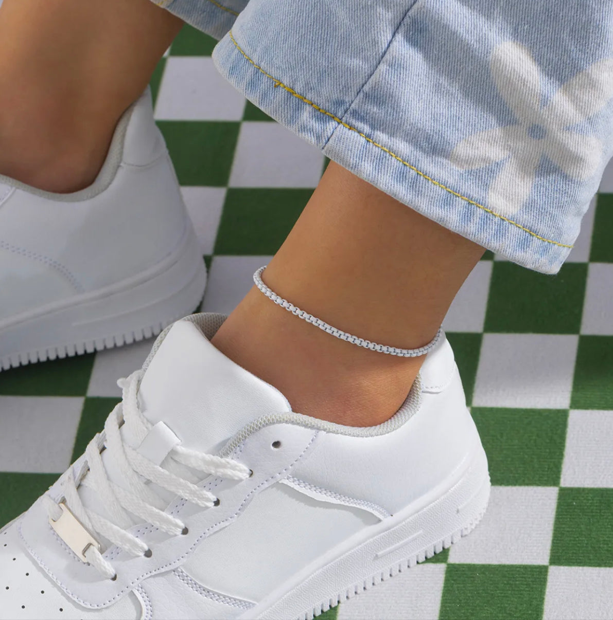 Adiustable Colorful Chain Anklet