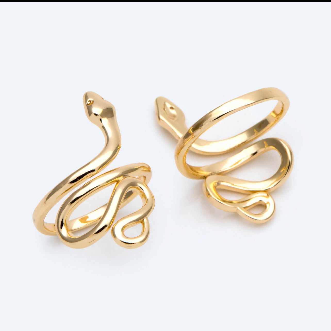 Open Adjustable Snake Ring