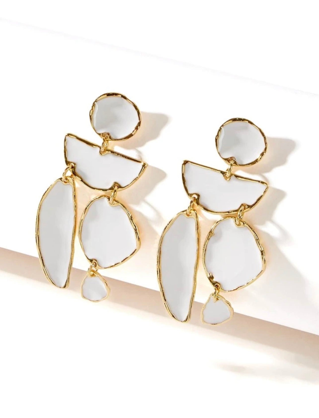Geo Drop Earrings