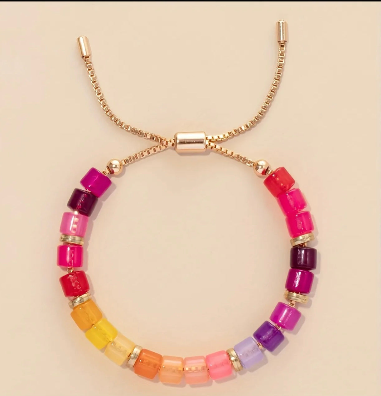 Round Tube Beaded Bracelets