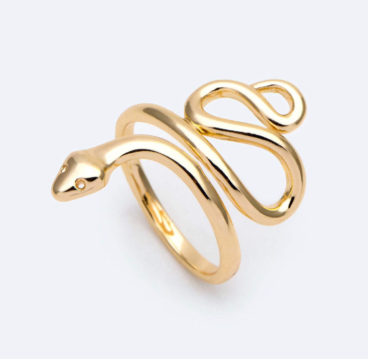 Open Adjustable Snake Ring