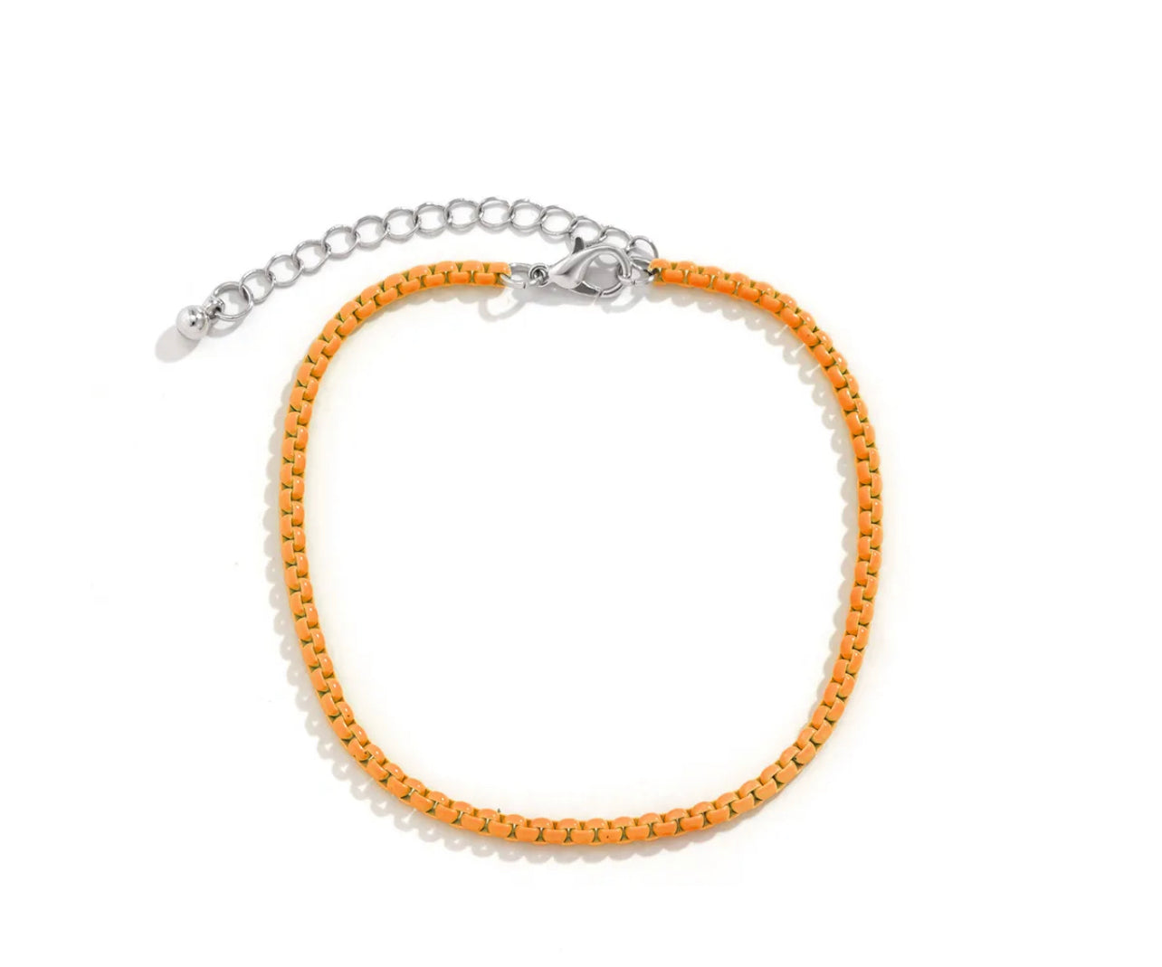 Adiustable Colorful Chain Anklet