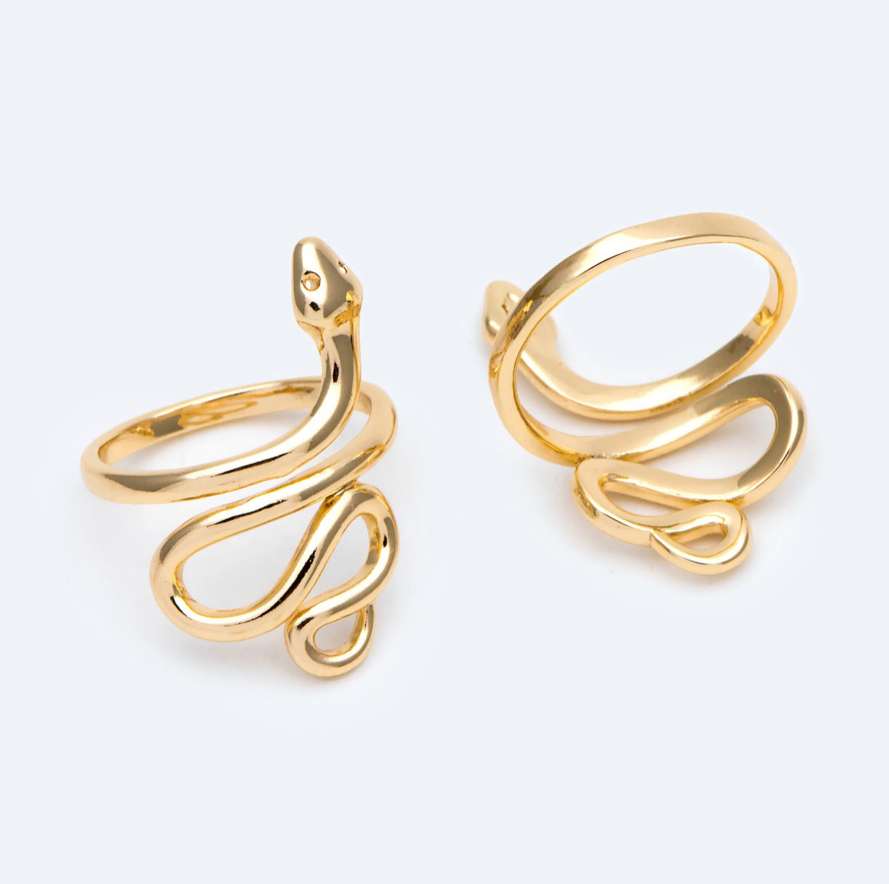 Open Adjustable Snake Ring