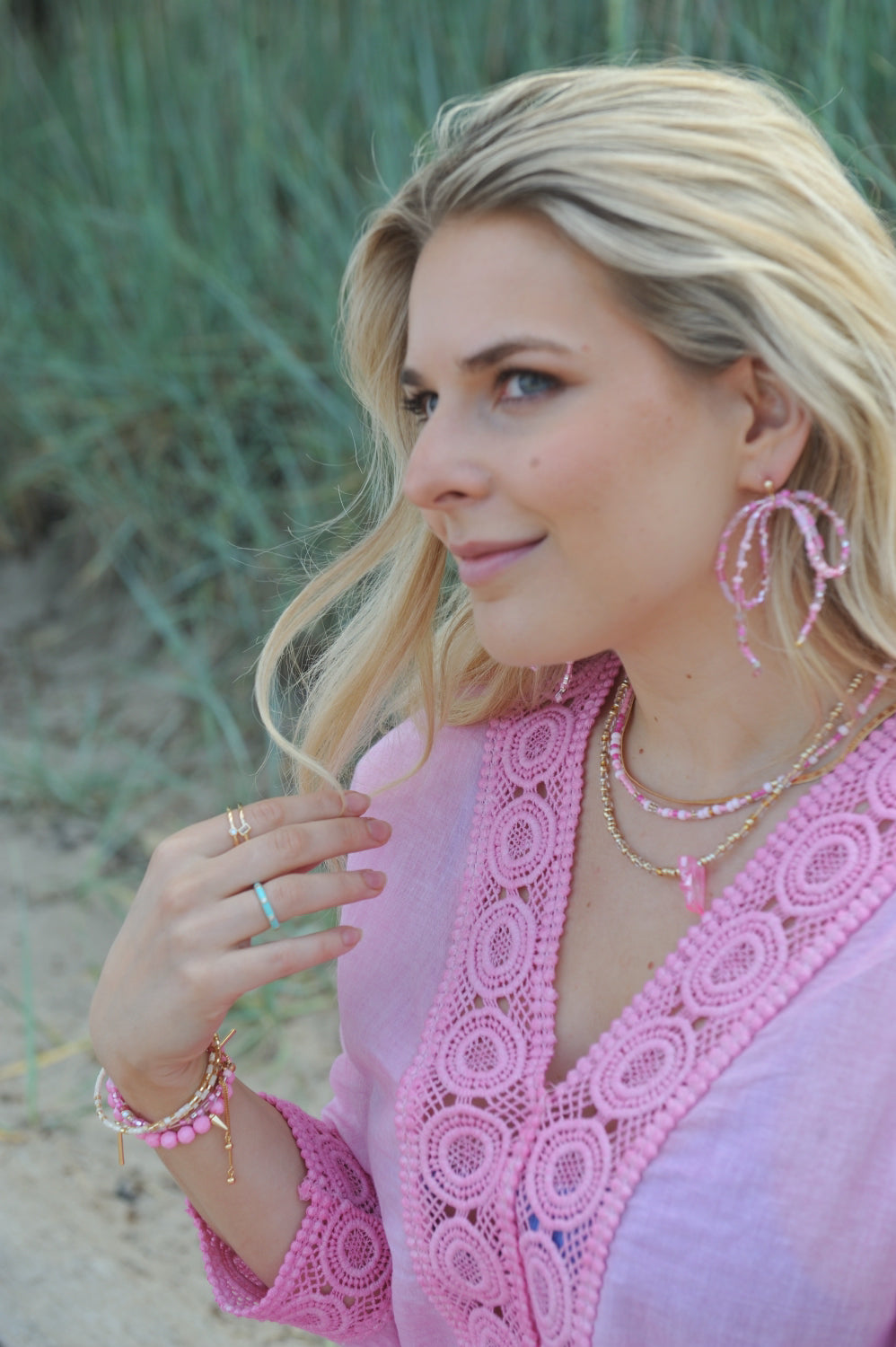 Wave Rider Beaded Necklace