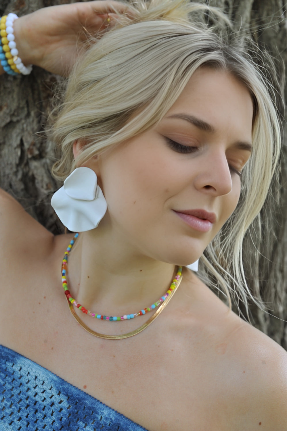 Wave Rider Beaded Necklace