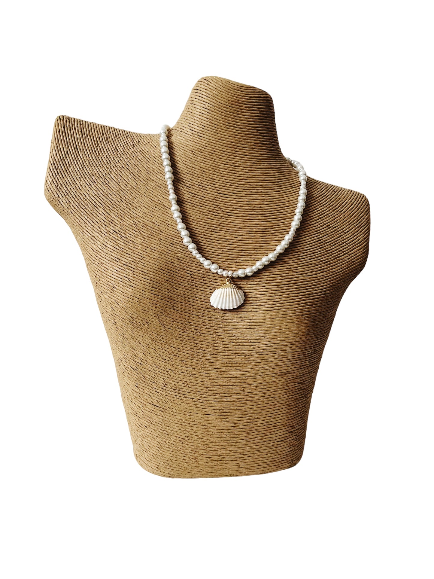 Shell and Pearl Necklace