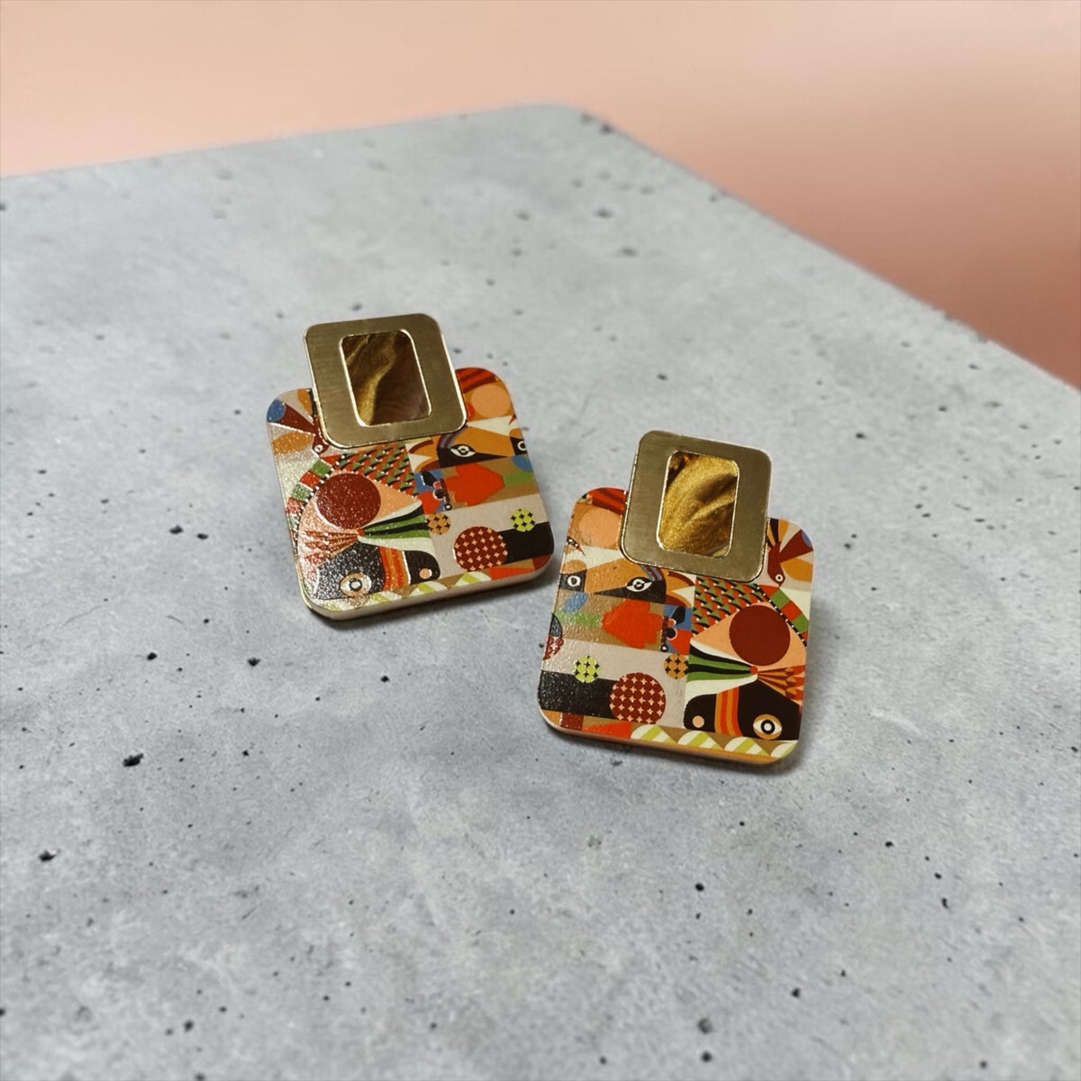 NOVA Scarf Studs | Wearable Art Earrings