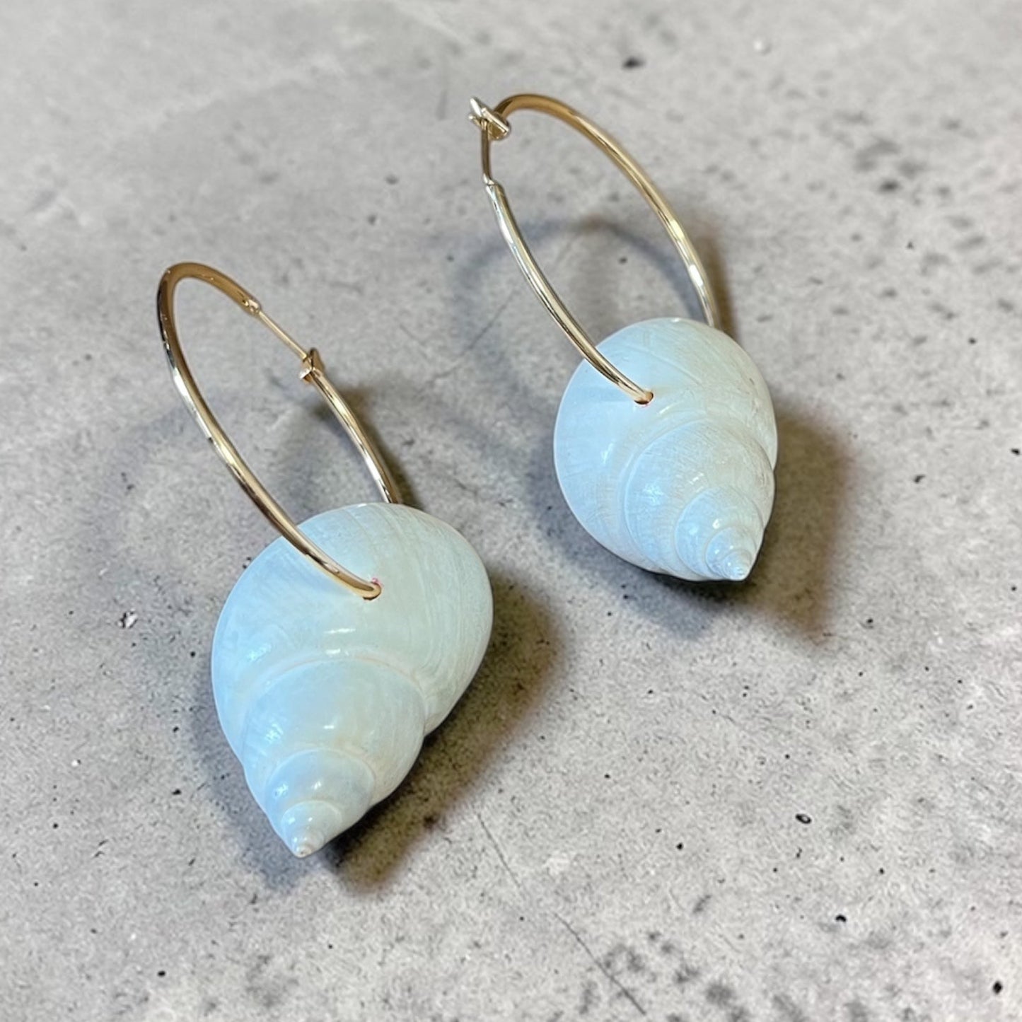 Ocean Form Hoops