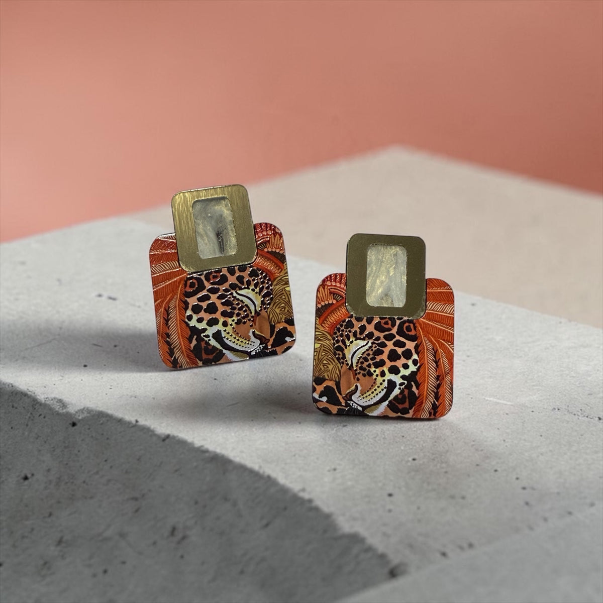 NOVA Scarf Studs | Wearable Art Earrings