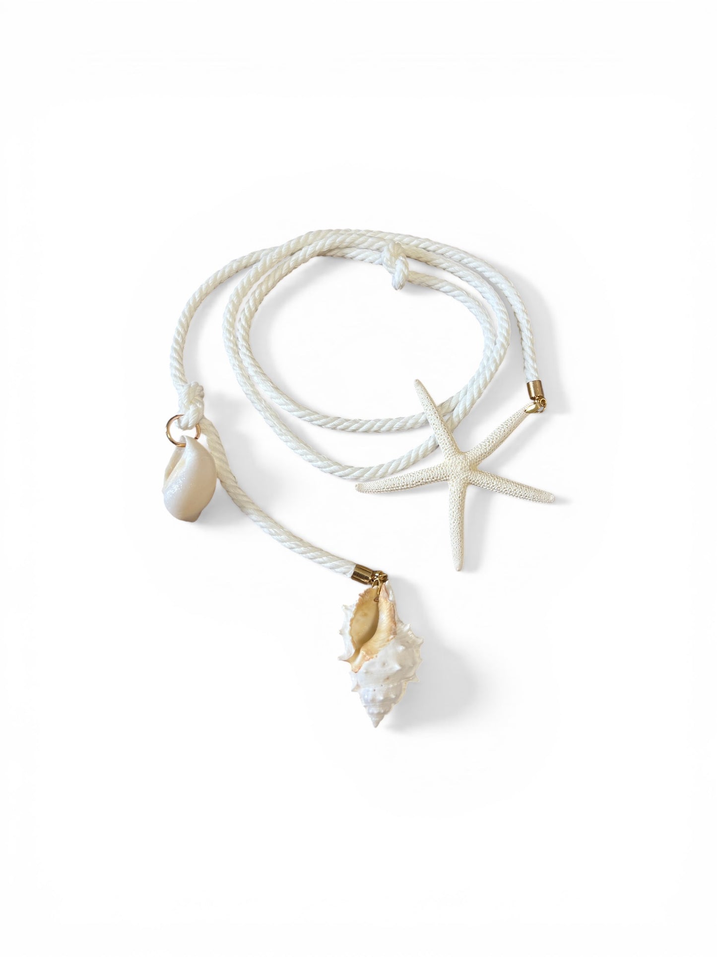Coastal Knot Wrap Necklace – Convertible Rope Necklace & Belt (53”)