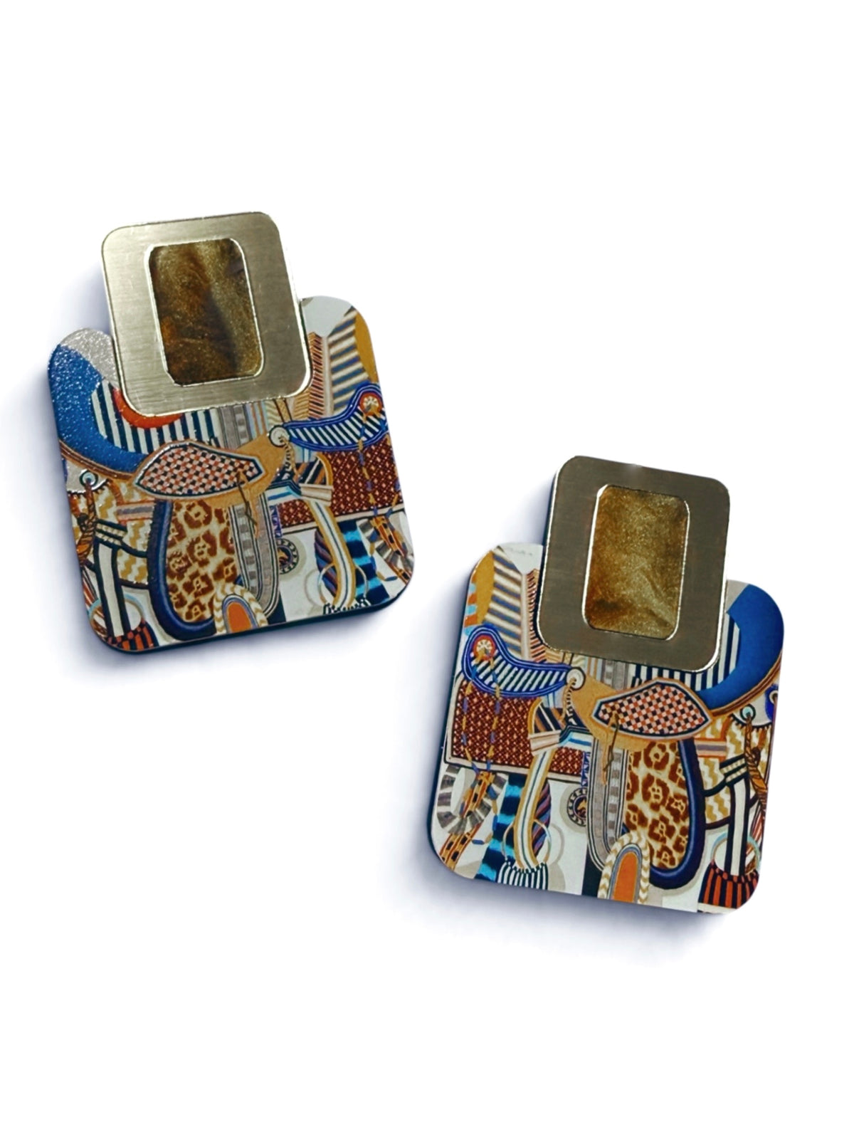 NOVA Scarf Studs | Wearable Art Earrings
