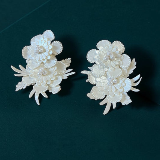 Blossom Layered Leather Studs