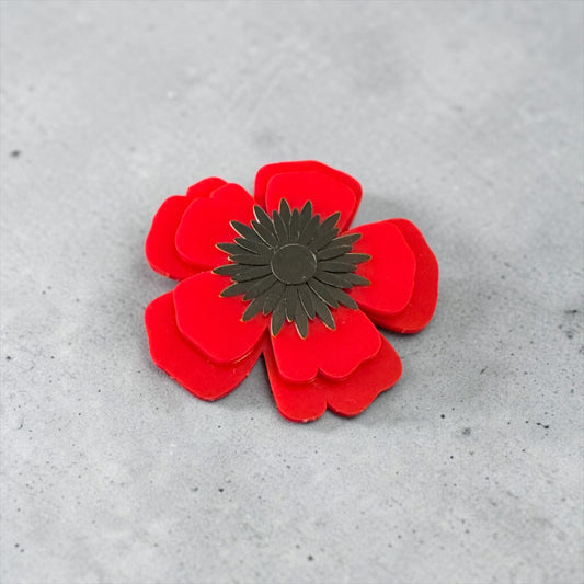 Poppy Brooch