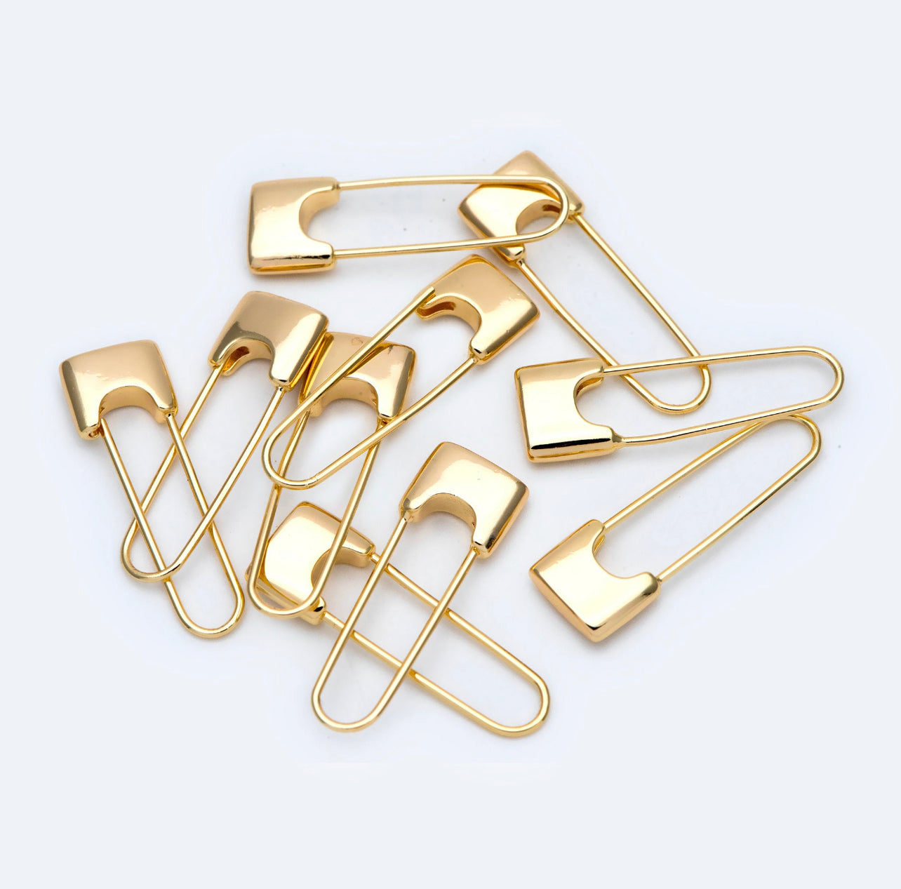 Gold Padlock Hoop/Lock Earrings